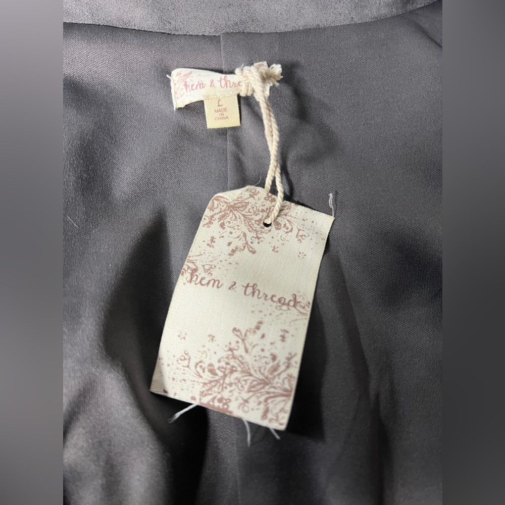 Hem & Thread Suede Moto Jacket - Picture 6 of 8